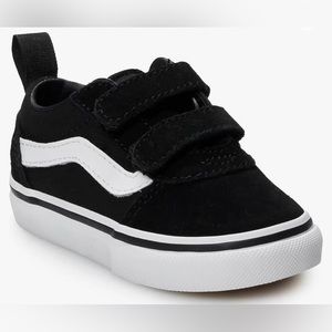 Toddler Vans Classic Black and White Size 6